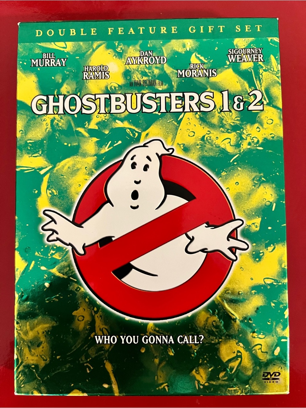 Ghostbusters 1 & 2 Double DVD - Pre-Owned-Great Condition - Scrapbook Included
